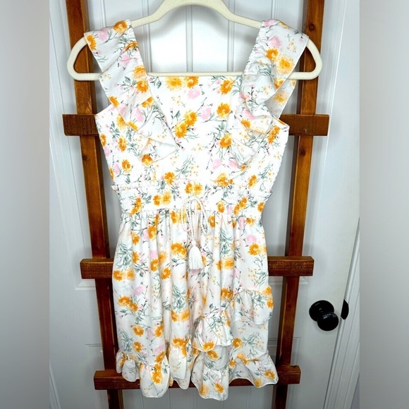 Rare Editions Other - Girls Sleveless Ruffle Rare Edition Floral Sundress